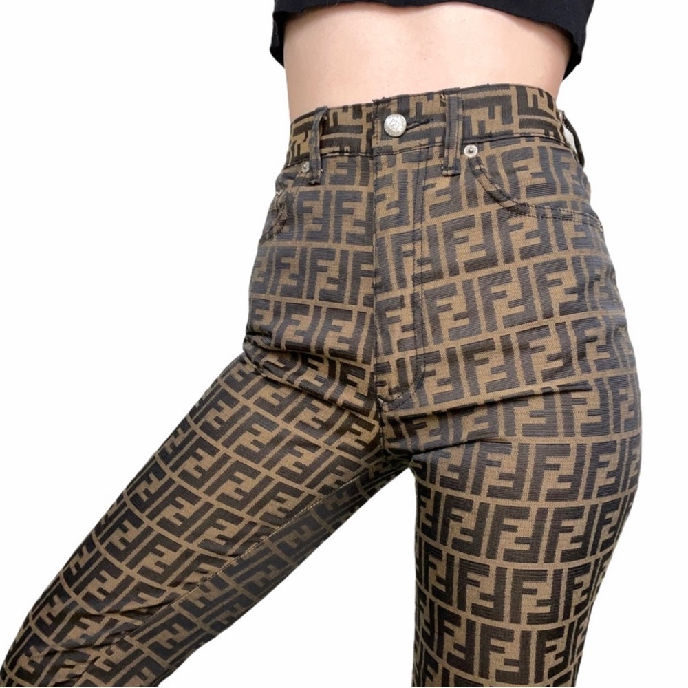 Fendi zucca pants